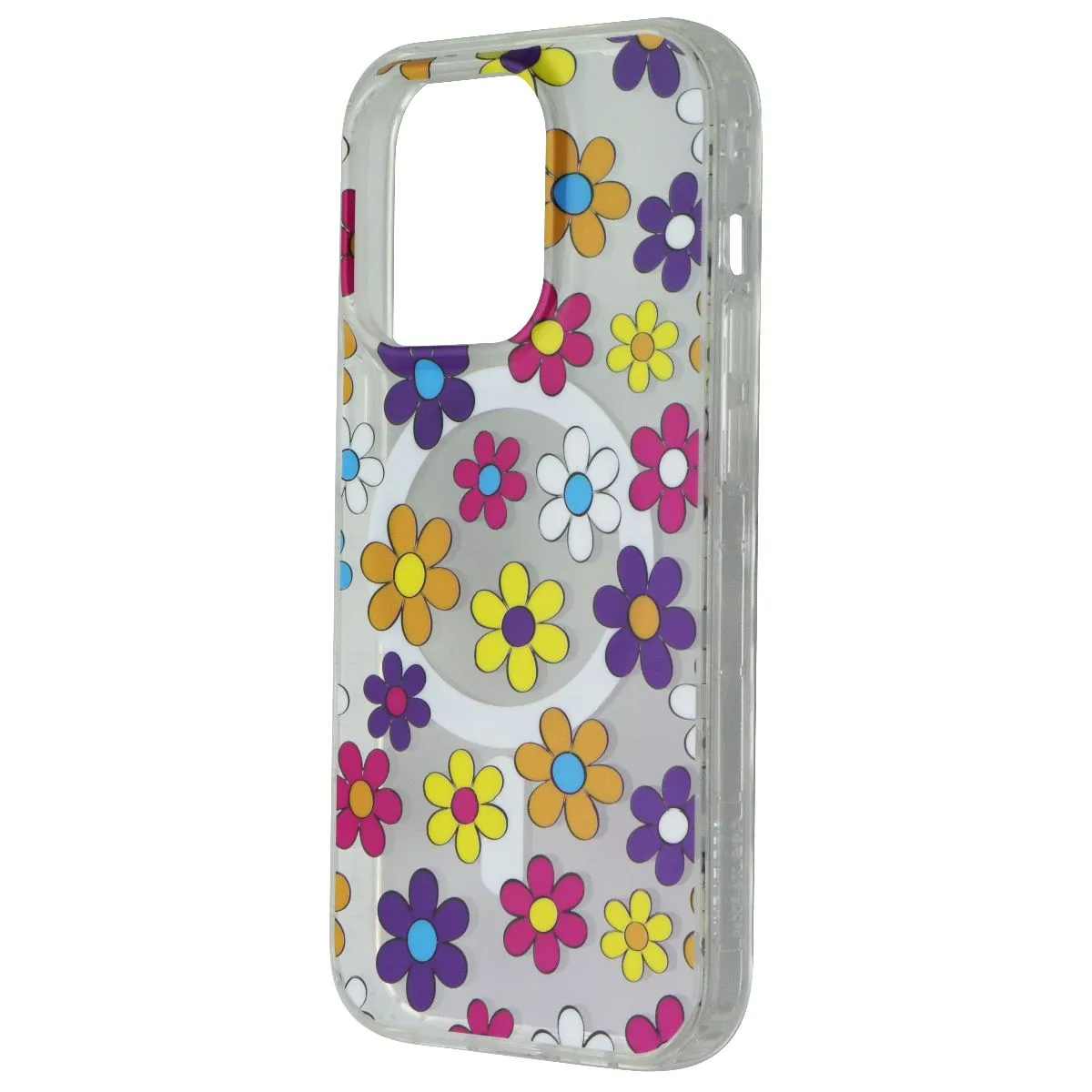 Hybrid Material Build MyBat Pro Mood Series Case for MagSafe for Apple iPhone 14 Pro - Multi Daisy