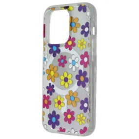 Hybrid Material Build MyBat Pro Mood Series Case for MagSafe for Apple iPhone 14 Pro - Multi Daisy