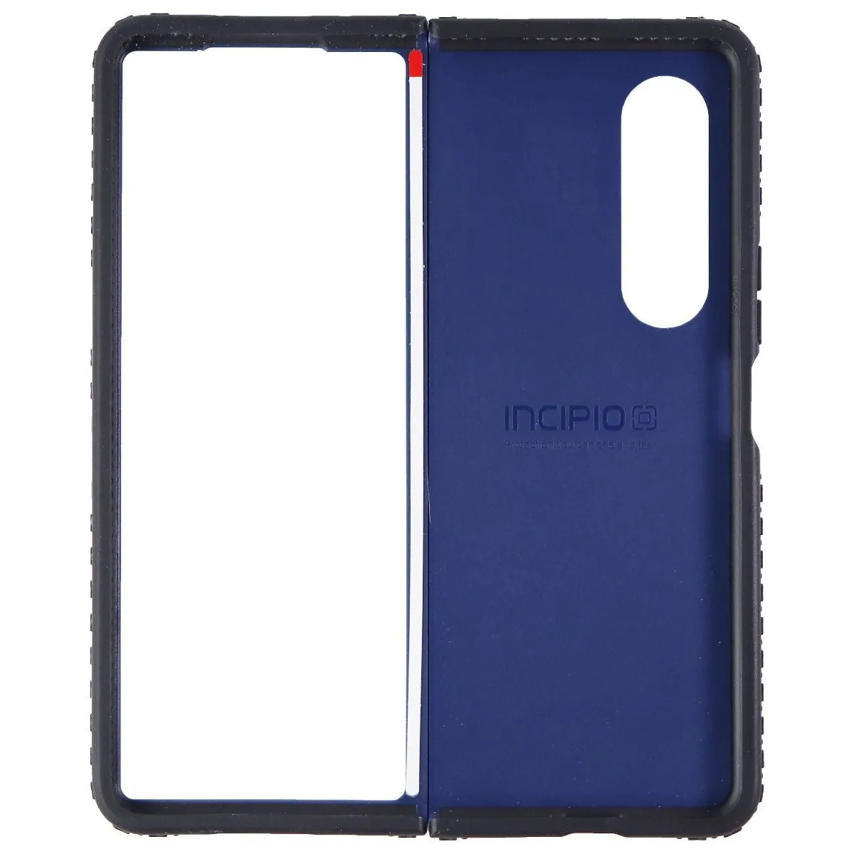 Incipio Grip Series Case for Samsung Galaxy Z Fold3 5G - Midnight Navy Blue Protective Texture Finish