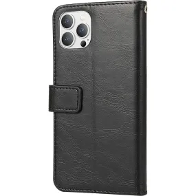 Textured Surface Heat dissipation Indy Series Leather Wallet Case - iPhone 14 Pro - CP00354 CP00355