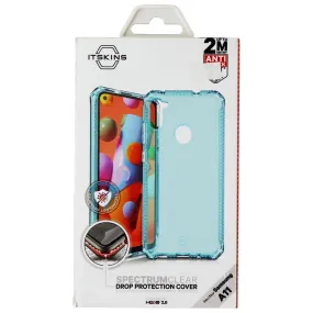 ITSKINS Spectrum Clear Series Case for Samsung Galaxy A11 - Light Blue Transparent Edge Modern Aesthetic