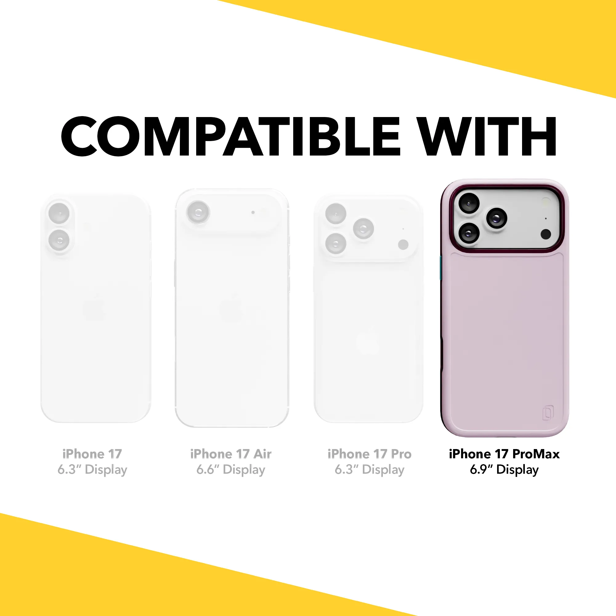 Shock-Absorbent MagSafe? Case for Apple iPhone 17 Pro Max in Rose Quartz | Fortitude Series Smooth Grip Layer