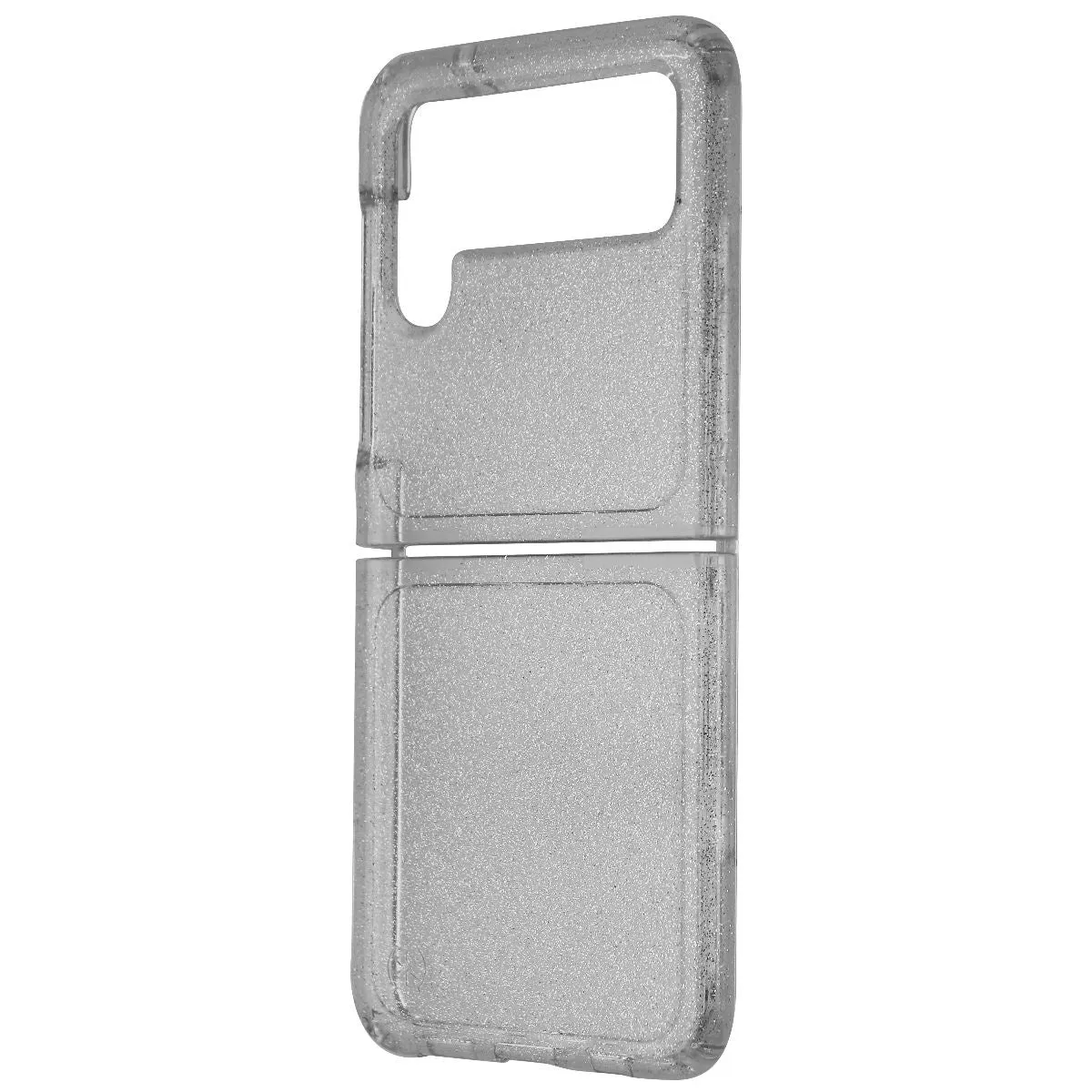 Speck Presidio Perfect-Clear Fold With Glitter Case for Galaxy Z Flip4/Flip 3 Magnetic Mount