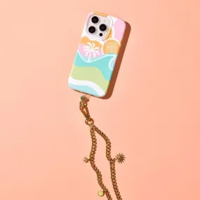 Smooth Companion Grip Layer Flat Curb Chain Phone Chain | Pura Vida x Casely Tablet Sleeve Protective pad case for writing tasks