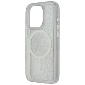 Prodigee Super Star Case for MagSafe Apple iPhone 15 Pro - Clear / Glitter Ergonomic form