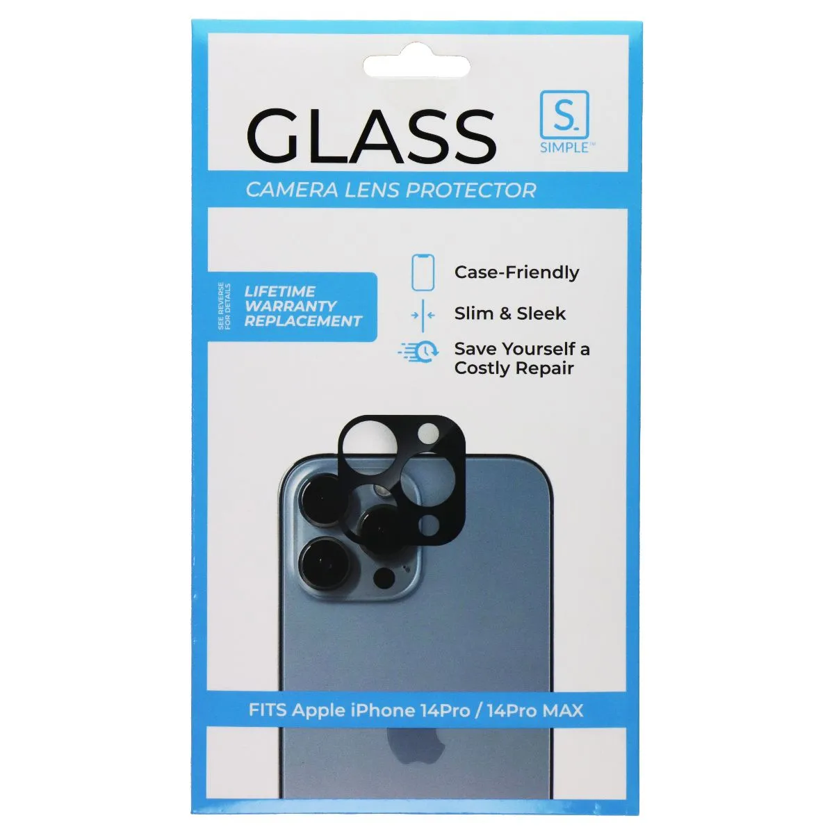 Simple Glass Camera Lens Protector for Apple iPhone 14 Pro/14 Pro Max Screen Protection Layer Tablet Screen Protector