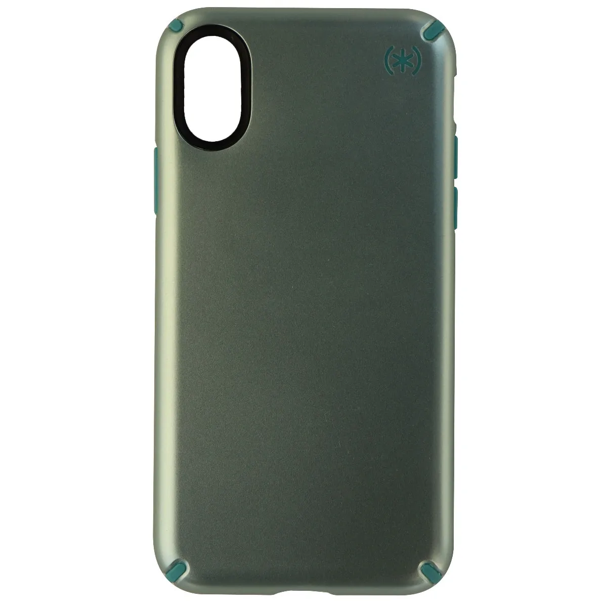Rugged Frame Matte Look Design Speck Products Presidio Metallic Case for iPhone X 10 - Metallic Mint Green