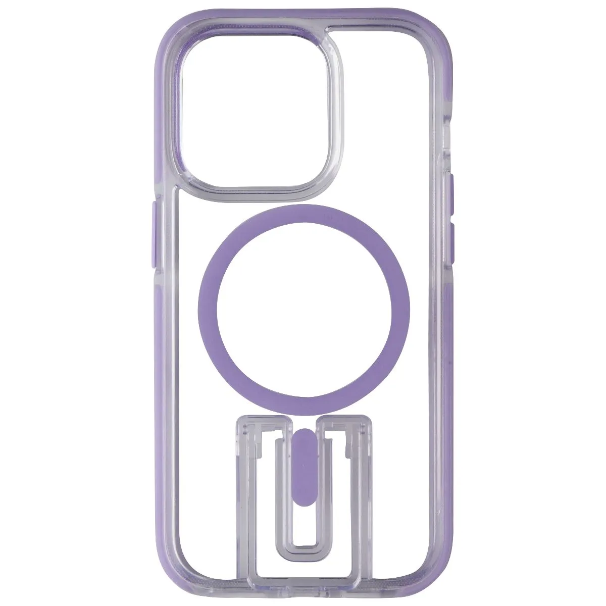 Smooth Look Texture Durable Build Tech21 Evo Crystal Kick Series Case for MagSafe for Apple iPhone 14 Pro - Lilac