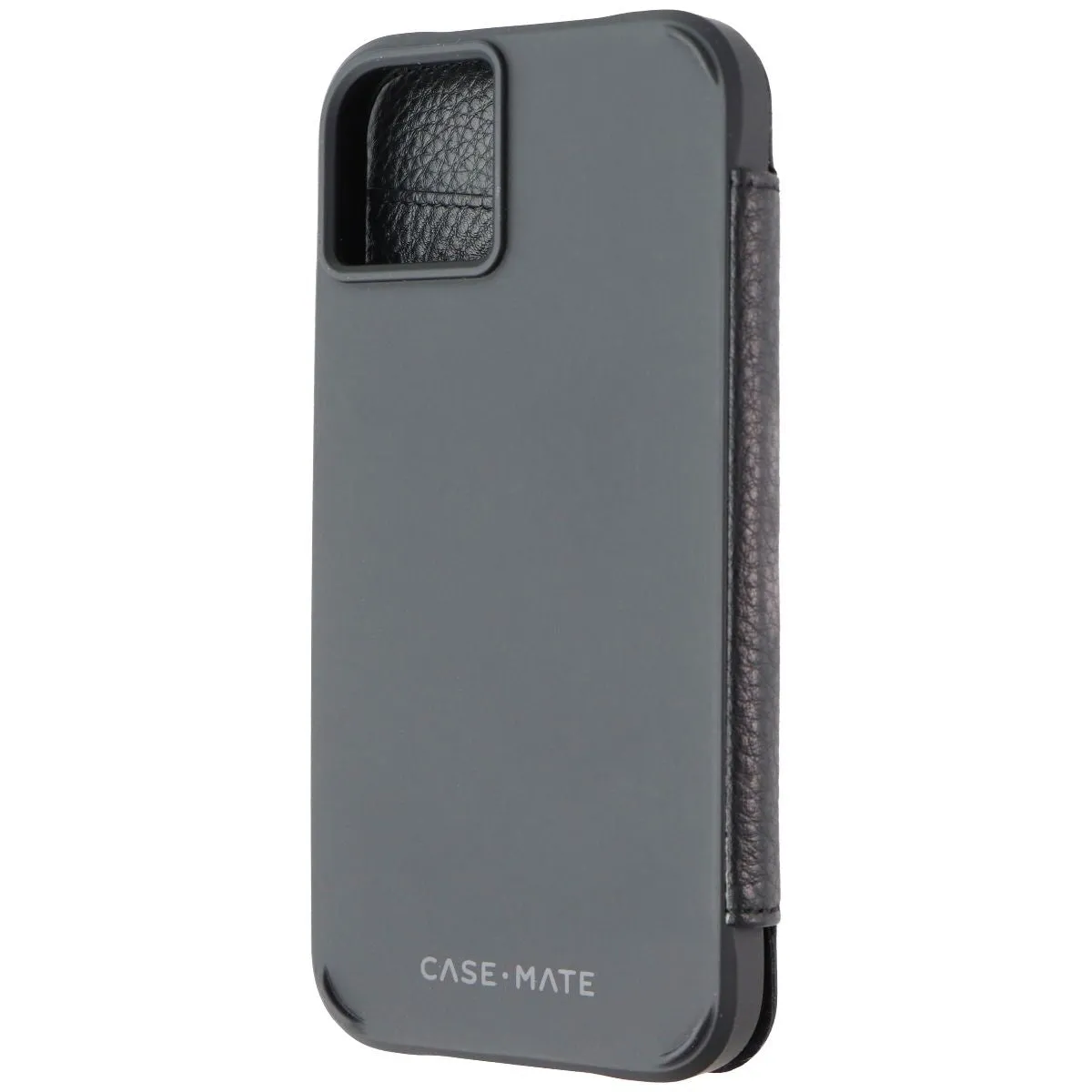 Case-Mate Wallet Folio Leather Case for MagSafe for iPhone 14 Plus - Black Grip Assist