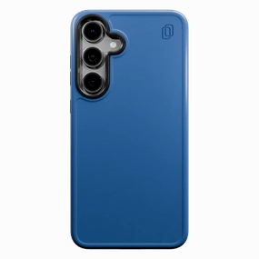 Hybrid Grip Sleek Surface Shock-Absorbent Case for Samsung Galaxy S25 Fan Editon | Bermuda Blue | Fortitude Series