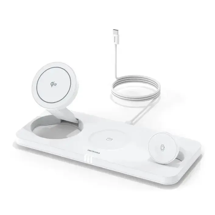 SNAPStation ATRIUM Qi2 23W 4-in-1Magnetic Wireless Charging Station Matte Look Design Rugged Grip