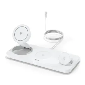 SNAPStation ATRIUM Qi2 23W 4-in-1Magnetic Wireless Charging Station Matte Look Design Rugged Grip