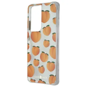 Case-Mate Prints Case for Samsung Galaxy S21 Ultra 5G - Just Peachy Tactile Feel Minimal Style