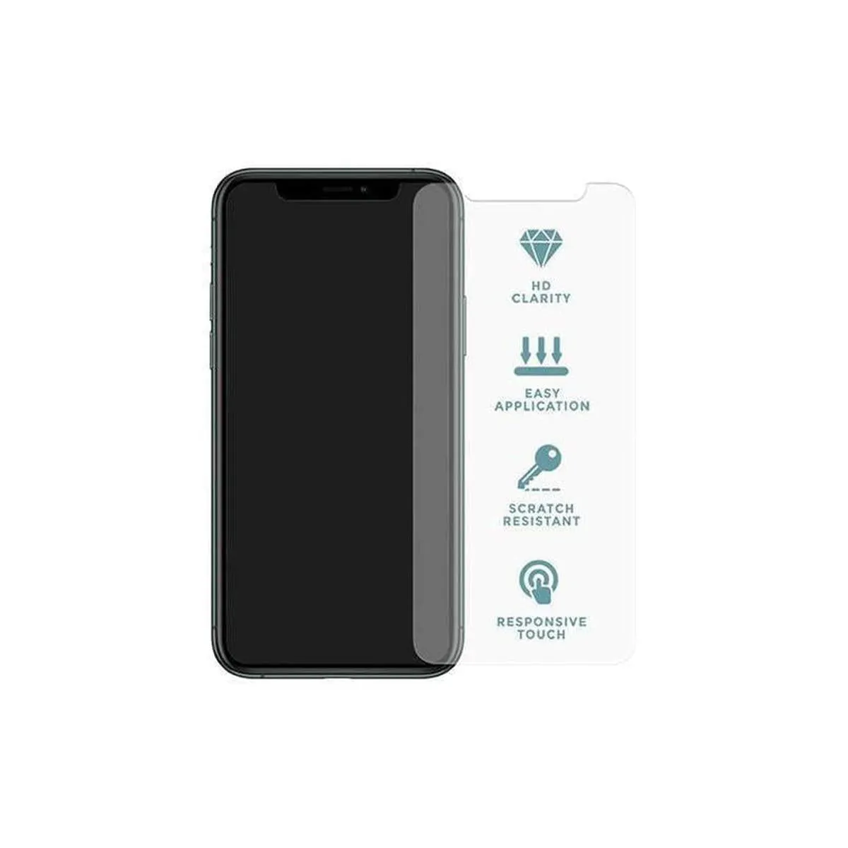 study use folio Soft Case Pro Casely Glass | Premium Tempered Glass Screen Protector