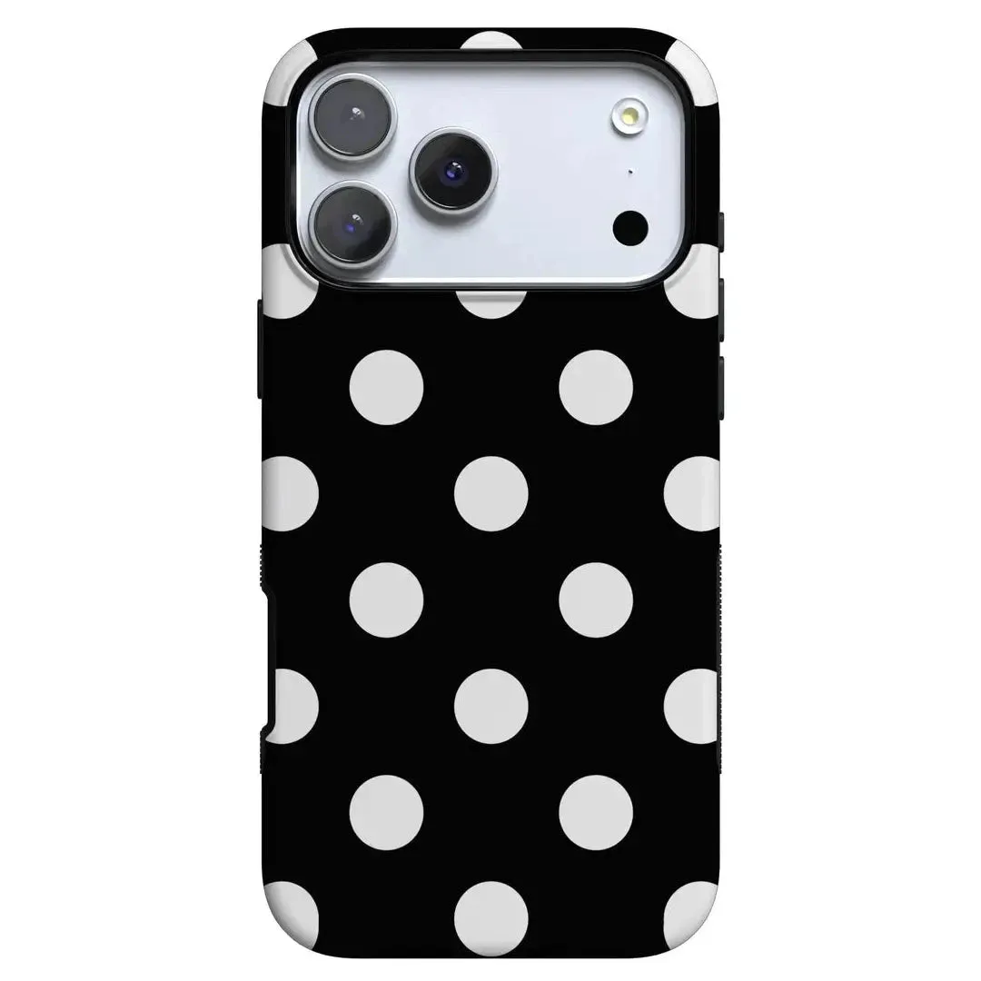Polka Dots | High Contrast Design Case Edge Reinforced