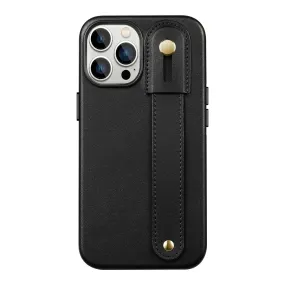 Refined Finish Hybrid Texture Design Indy Series Leather FingerGrip Case - iPhone 14 Pro Max - CP00363 CP00364 CP00365 CP00366