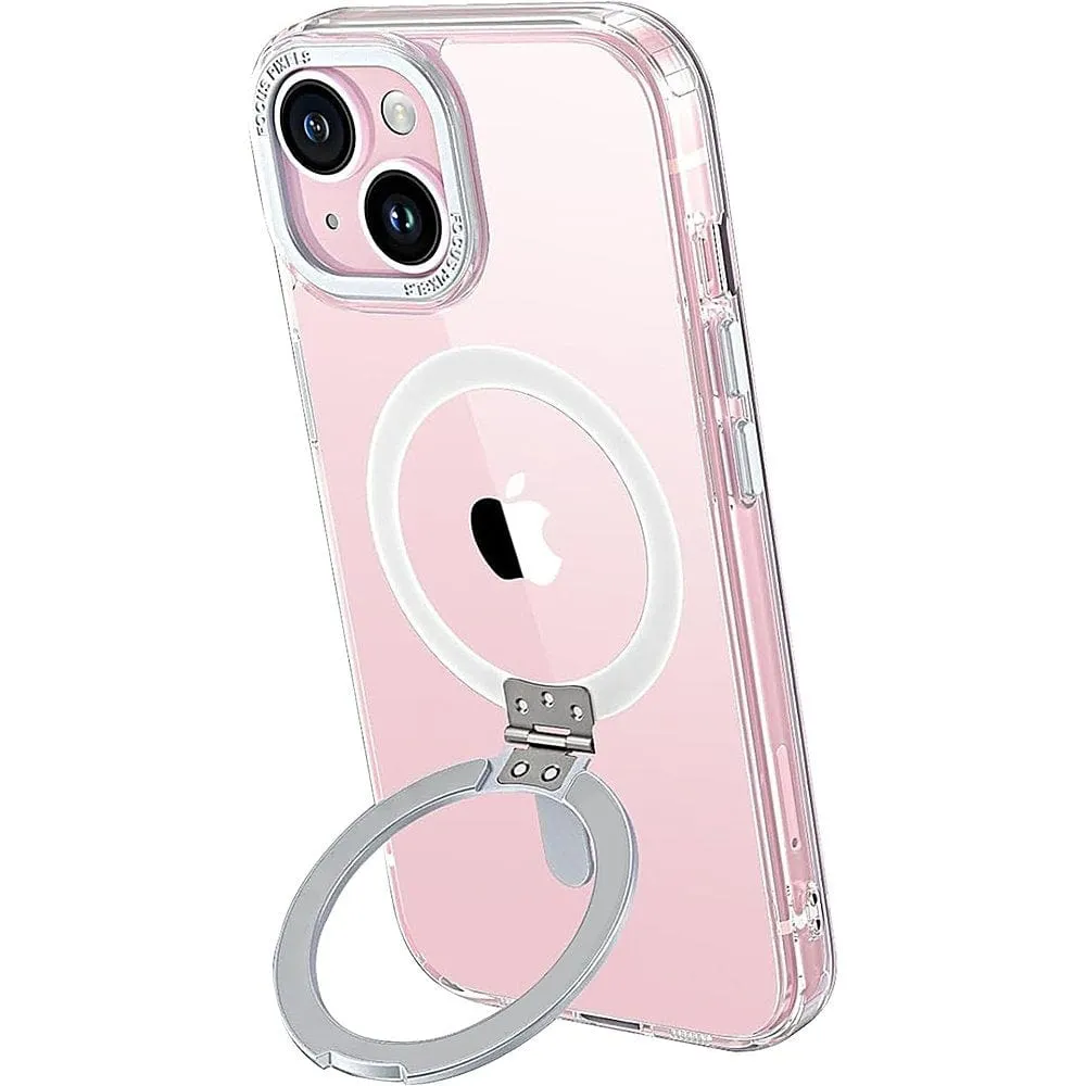 iPhone 15 Clear Kickstand Case with MagSafe | Venture Series Subtle design Durable Accessory