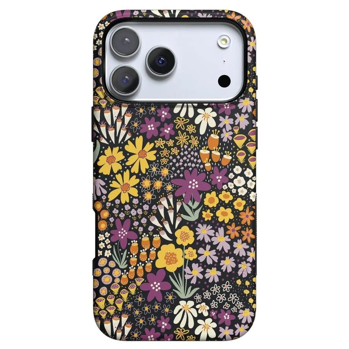 Protective Finish Ergonomic Feel Falling for You | Plum Floral Case