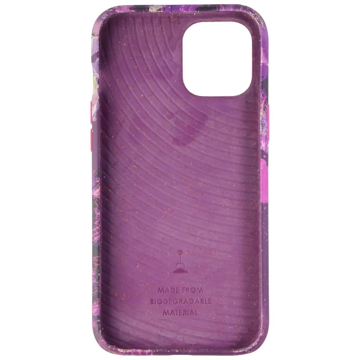 Frosted Finish Tech21 EcoArt Smooth Gel Case for Apple iPhone 12 Pro Max - Pink/Purple