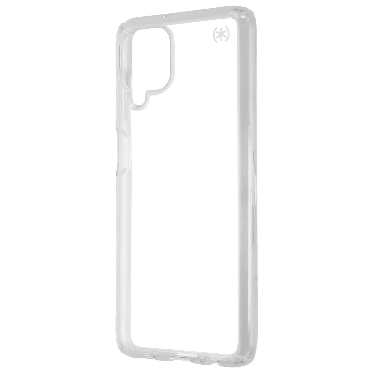 Polished Texture Speck Presidio Exotech Case for Galaxy A12 - Clear