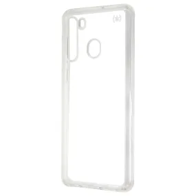 Speck Presidio Exotech Series Gel Case for Samsung Galaxy A21 - Clear Elegant Surface Texture Creative Style