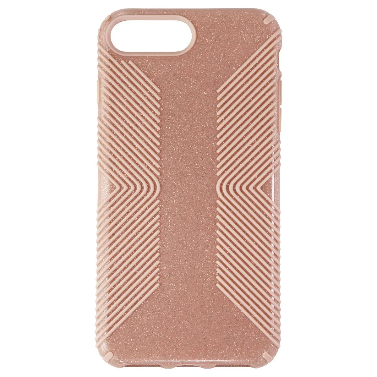 Speck Presidio Grip   Glitter Case for iPhone 8 Plus / 7 Plus - Pink / Glitter Travel Ready Smooth Edge Design