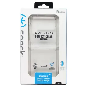 Premium Shield Speck Presidio Perfect-Clear Fold Case for Samsung Galaxy Z Flip4/Flip 3  Clear