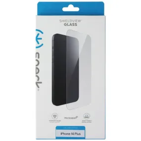 Speck ShieldView Glass Screen Protector for Apple iPhone 14 Plus - Clear Shatter-Resistant Shield
