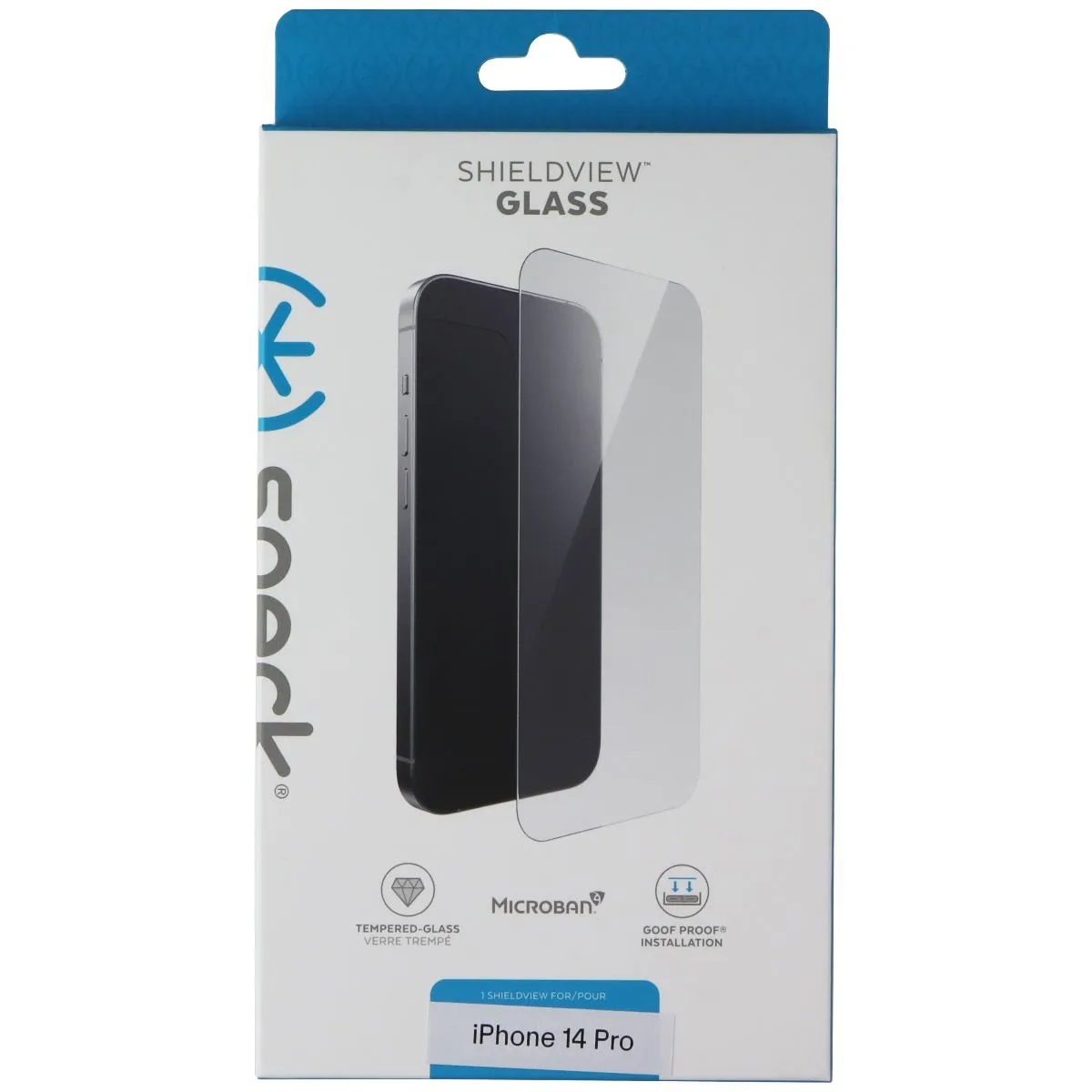 Tablet Screen scratch defense glass Speck ShieldView Glass Tempered Glass Screen Protector for Apple iPhone 14 Pro