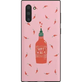 Spicy AF | Pink Chili Hot Sauce Samsung Case Wireless Compatible Minimal Design