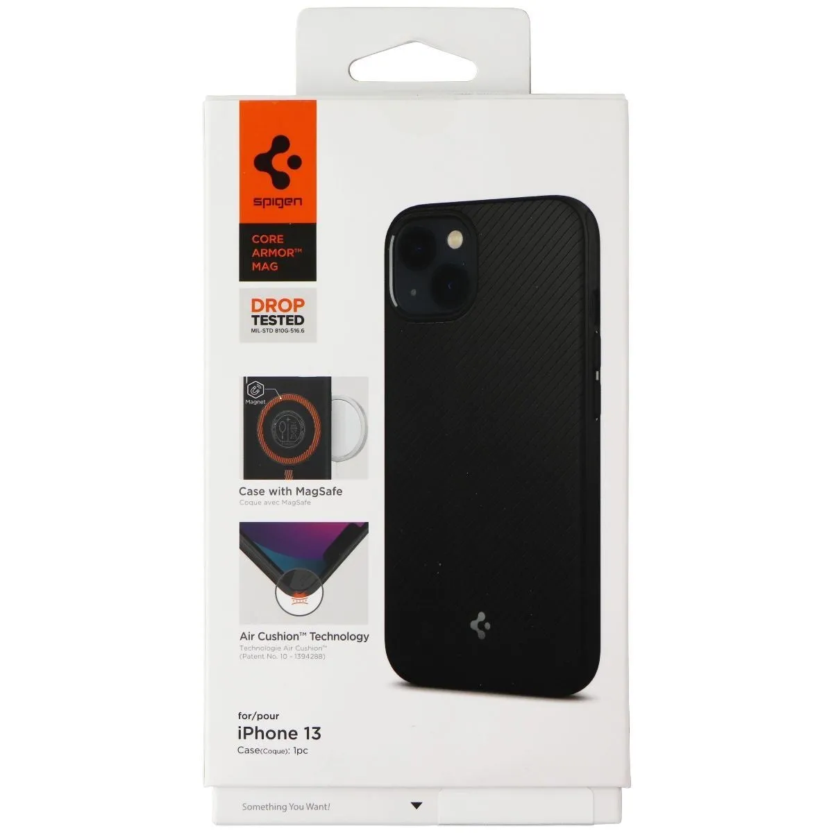 Spigen Core Armor Mag Series Case for MagSafe for iPhone 13 - Black (ACS03556) Elegant Appearance Everyday Style
