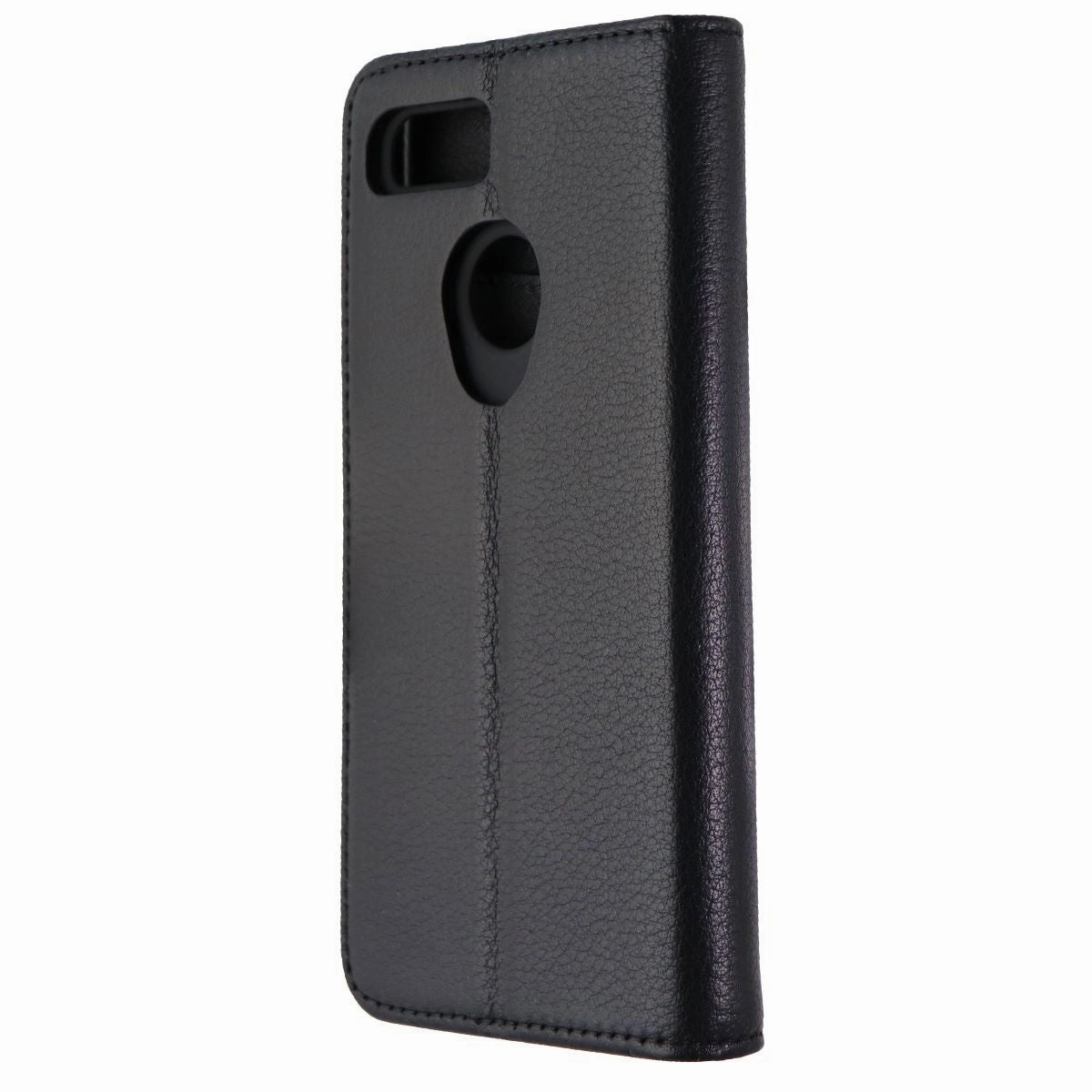Soft touch layer Case-Mate Wallet Folio Genuine Leather Case for Google Pixel 3 - Black