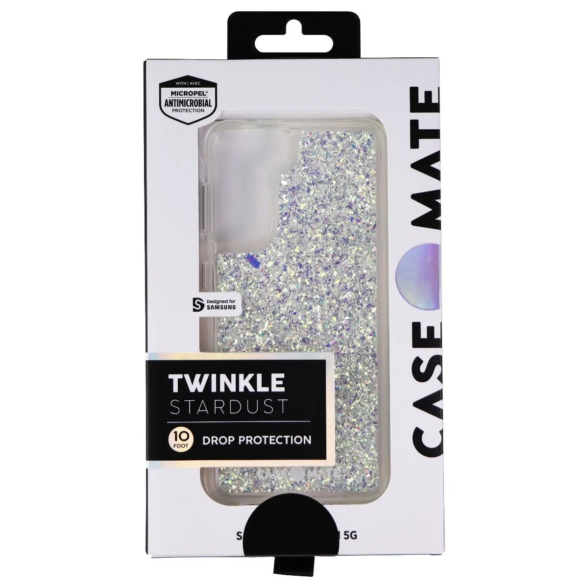 Comfort Design Layer Matte Shield Case-Mate Twinkle Series Hybrid Case for Samsung Galaxy (S21 ) 5G - Stardust