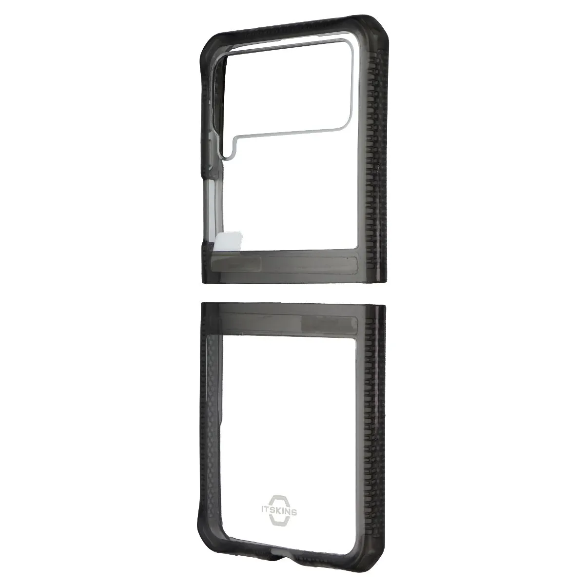 ITSKINS Hybrid Clear Series Case for Samsung Galaxy Z Flip3 - Smoke/Clear Compact Design