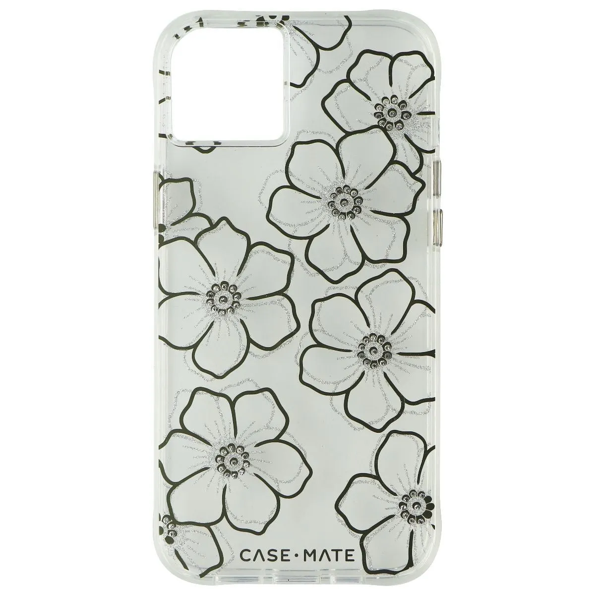 Gloss Finish Texture High Durability Case-Mate Tough Clear Series Hard Case for iPhone 14 Plus - Floral Gems