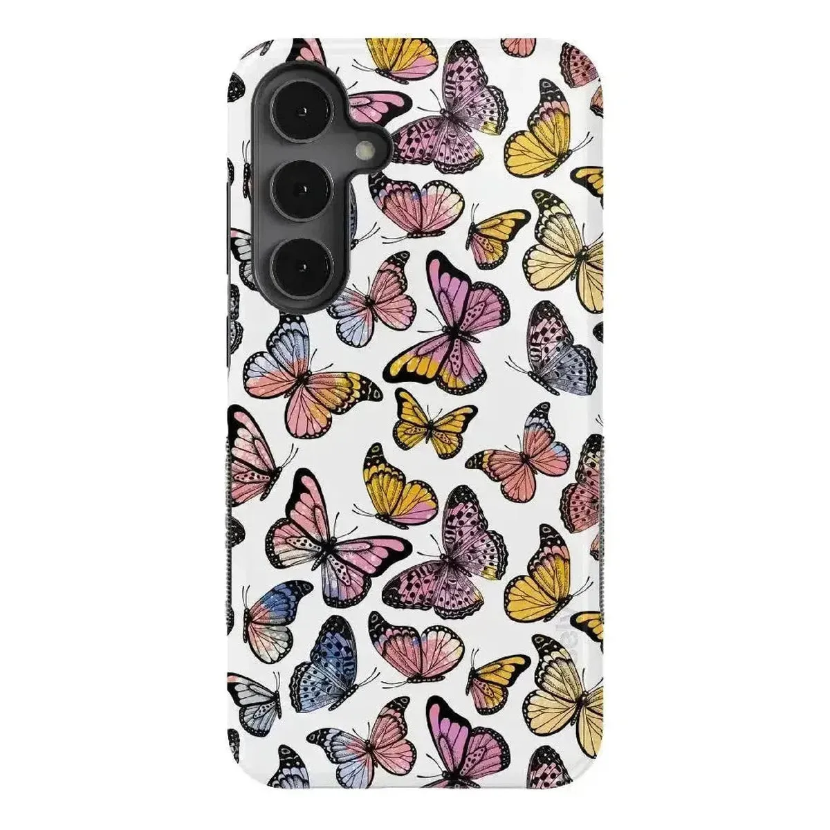 Matte Look Free Spirit | Rainbow Butterfly Samsung Case