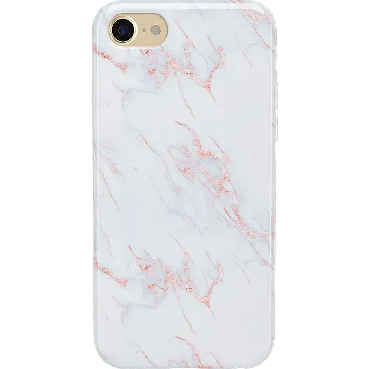 foldable office companion Subtle Blush | White and Pink Marble Case Luxury Armor