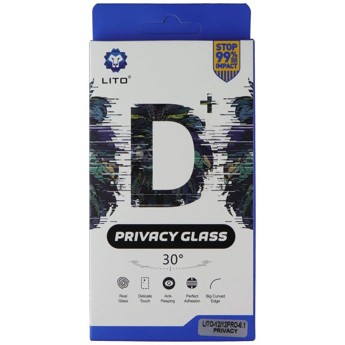 Screen Defense Ultra Max durable protection sheet LITO D  Privacy Glass Screen Protector for iPhone 12 and 12 Pro - Privacy 2 Pack