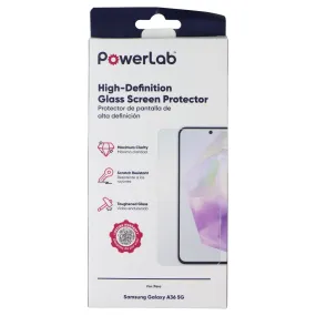 PowerLab High Definition Glass Screen Protector for Samsung Galaxy A36 5G Portable Screen Guard Portable Screen Film