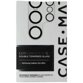 modern design shield Case-Mate Lens Protector Double Tempered Glass for Samsung Galaxy S23 Ultra