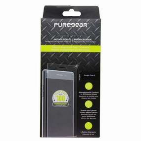 PureGear Steel 360 Screen Protector for Google Pixel 8 - Clear Touchscreen Guard HD Protection Film