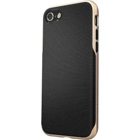 Ergonomic Texture Venture Series Black Gold  Case - Apple iPhone SE (2nd and 3rd Generation)