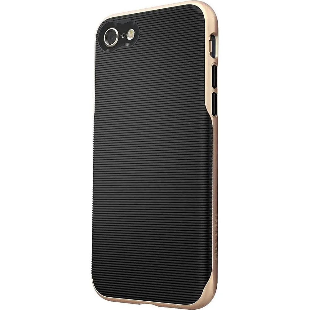 Ergonomic Texture Venture Series Black Gold  Case - Apple iPhone SE (2nd and 3rd Generation)