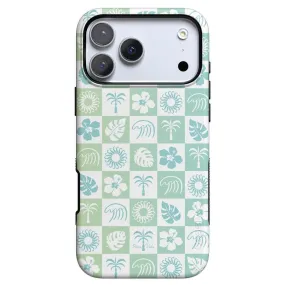 Coastal Checkers | Pura Vida Case Shockproof Frame