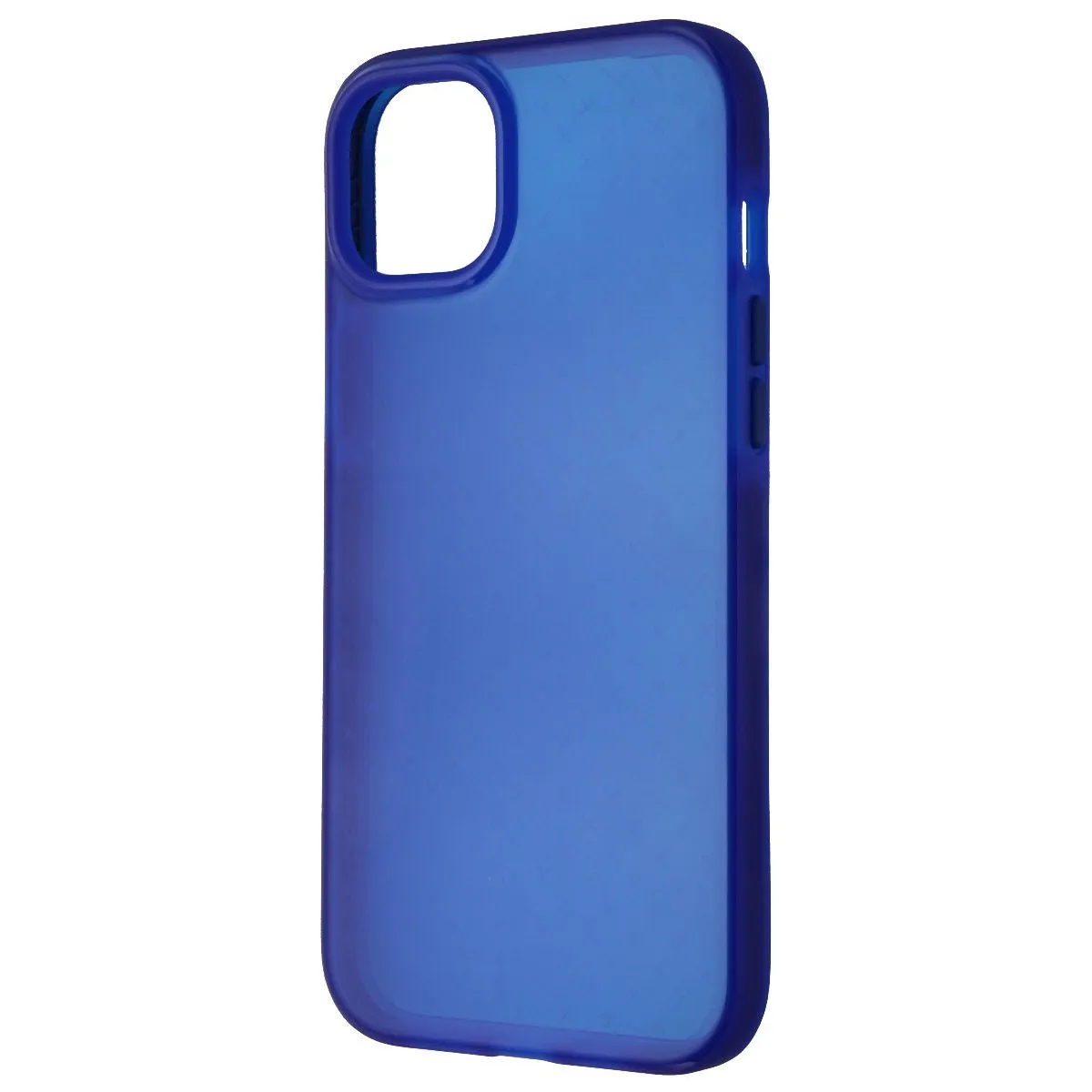 Tech21 Evo Check Flexible Gel Case for Apple iPhone 14 Plus - Classic Blue Comfort Texture Layer