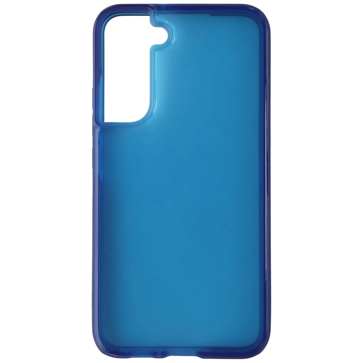 Smooth Pattern Design Comfort Build Layer Tech21 Evo Check Flexible Gel Case for Samsung Galaxy S22  (Plus) - Classic Blue
