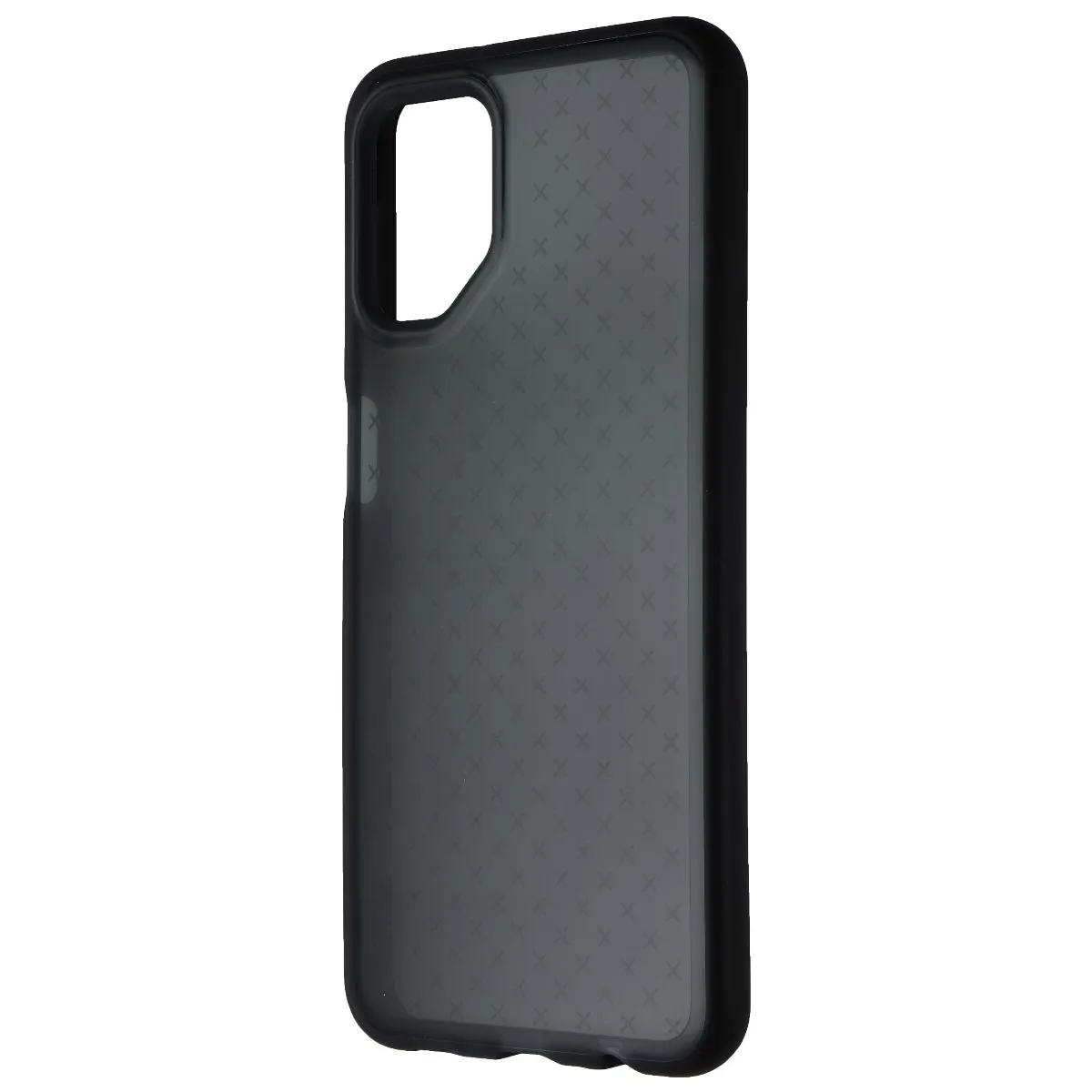 Minimal Cover Matte Look Tech21 Evo Check Series Case for Samsung Galaxy A12 - Black