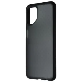 Minimal Cover Matte Look Tech21 Evo Check Series Case for Samsung Galaxy A12 - Black