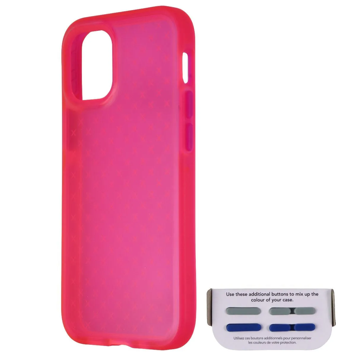 Flexible Material Tech21 Evo Check Series Flexible Case for Apple iPhone 12 mini - Pink