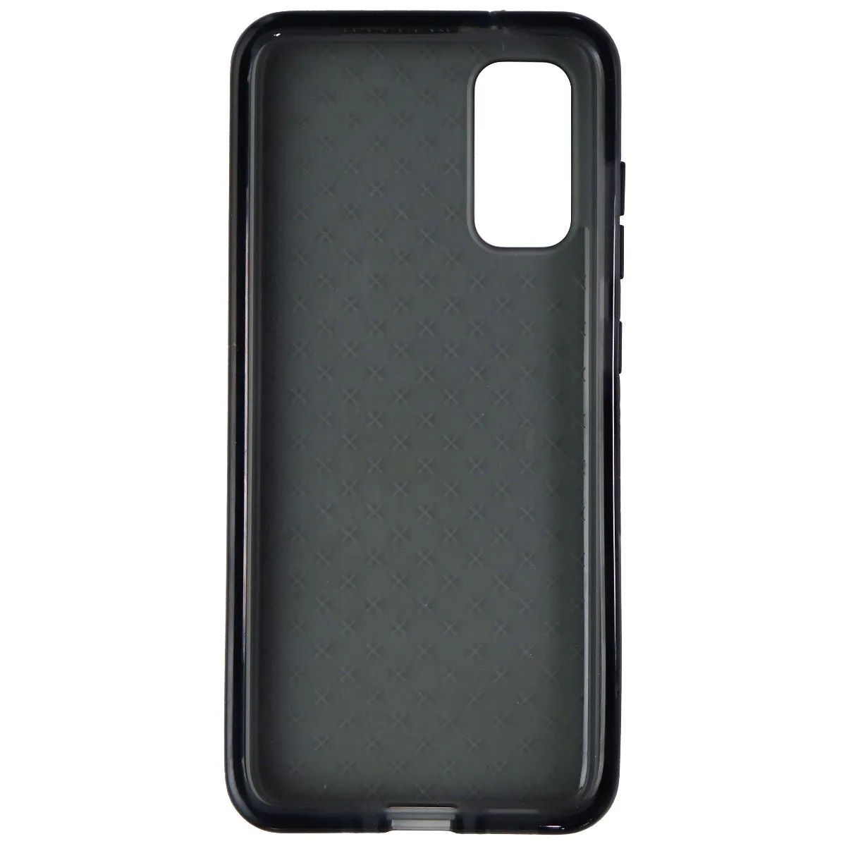 Tech21 Evo Check Series Flexible Gel Case for Samsung Galaxy S20 - Smokey Black Smooth Form Texture Fashion Detail